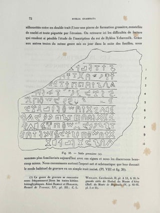 Byblia grammata. Documents et recherches sur le d&eacute;veloppement de l'&eacute;criture en Ph&eacute;nicie.[newline]M4380e-09.jpeg