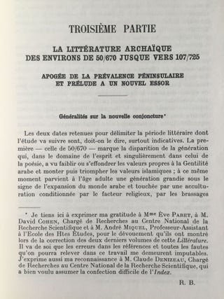 Histoire de la littérature arabe. Des origines à la fin du XVe siècle.[newline]M4382-09.jpg