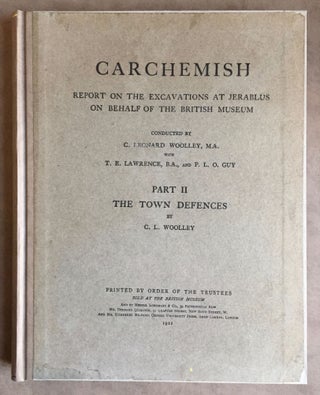 Carchemish. Report on the Excavations at Jerablus on Behalf of the British Museum. Vol. I: Introductory. Vol. II: The town defences. Vol. III: The excavations in the inner town. The Hittite inscriptions (complete set)[newline]M4399c-16.jpg