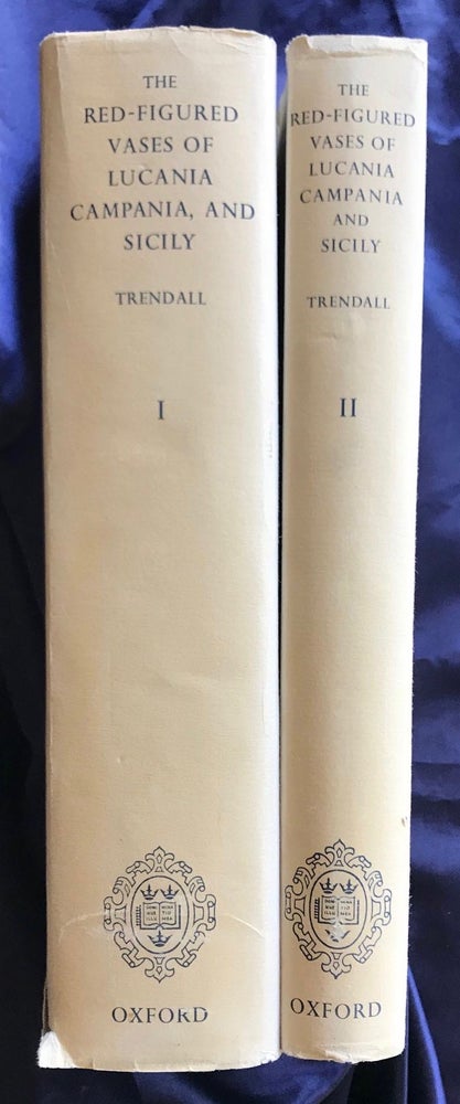 Item #M4402 The red-figured vases of Lucania, Campania and Sicily. 2 volumes (complete set). TRENDALL Arthur Dale.[newline]M4402.jpg