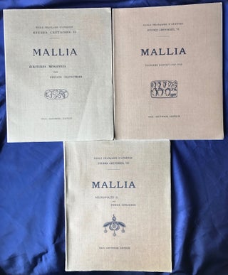 Publications on the site of Mallia, Crete. Set of 20 volumes.[newline]M4405-04.jpg