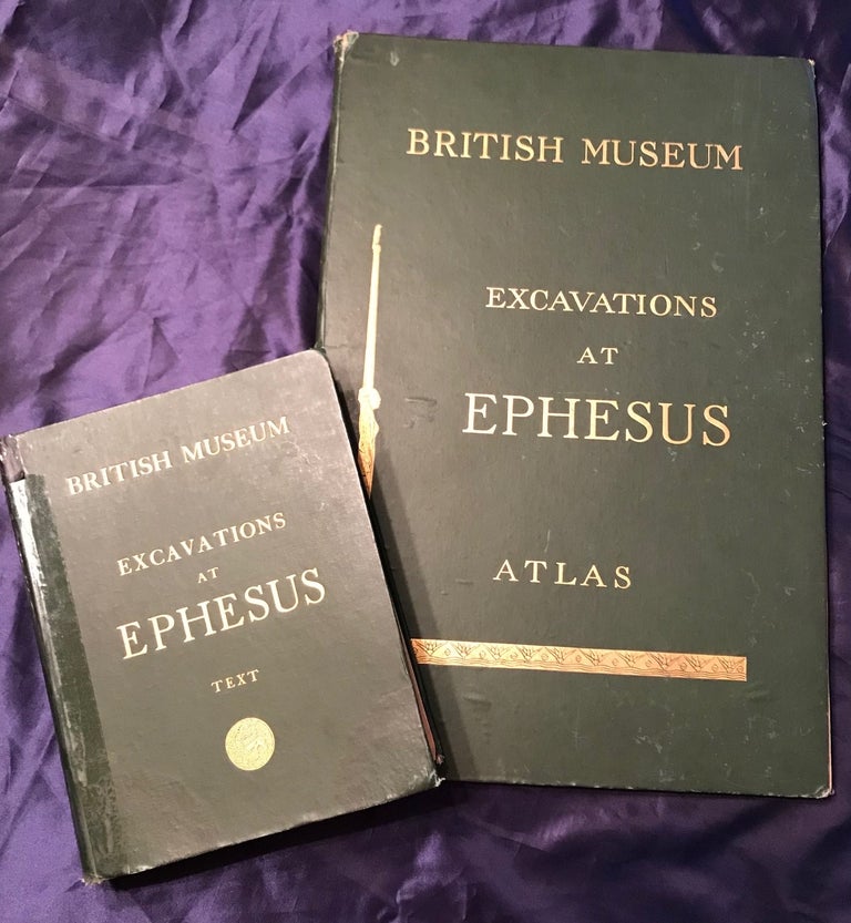 Item #M4411a Excavations at Ephesus, the archaic Artemisia. Vol. I: Text. Vol. II: Atlas (complete set). HOGARTH David George.[newline]M4411a.jpg