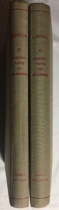 Lindos. Fouilles et recherches. Volumes I, II, III & IV (complete set)[newline]M4412a-16.jpg