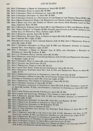The Great Hypostyle Hall at Karnak. The wall reliefs. Volume I, part 1.