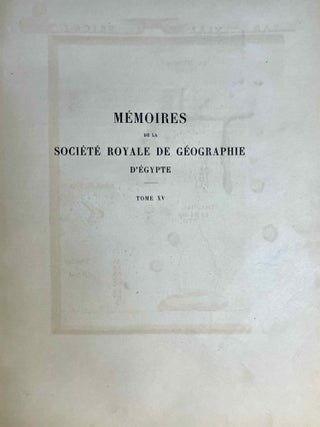 La Mer Rouge. L'Abyssinie et l'Arabie depuis l'Antiquité. Tome I: Les pays de la Mer Erythrée jusqu'à la fin du Moyen Age. Parts I, II & III (complete)
