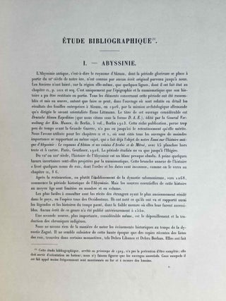 La Mer Rouge. L'Abyssinie et l'Arabie depuis l'Antiquité. Tome I: Les pays de la Mer Erythrée jusqu'à la fin du Moyen Age. Parts I, II & III (complete)