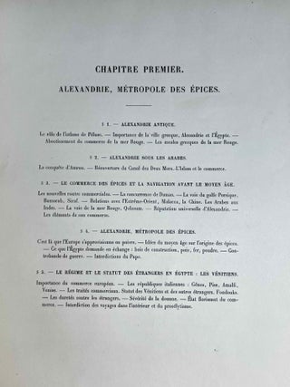 La Mer Rouge. L'Abyssinie et l'Arabie depuis l'Antiquité. Tome I: Les pays de la Mer Erythrée jusqu'à la fin du Moyen Age. Parts I, II & III (complete)