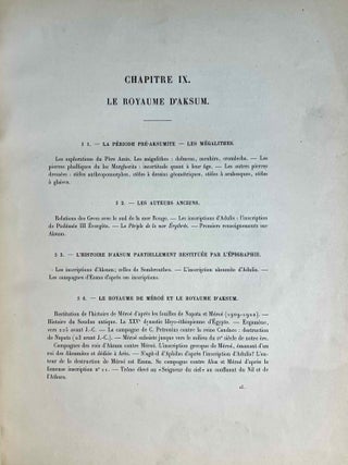 La Mer Rouge. L'Abyssinie et l'Arabie depuis l'Antiquité. Tome I: Les pays de la Mer Erythrée jusqu'à la fin du Moyen Age. Parts I, II & III (complete)