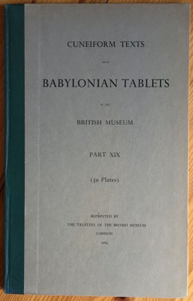 Item #M4458p Cuneiform Texts from Babylonian Tablets, &c. in the British Museum. Volume XIX. AAF...[newline]M4458p.jpg