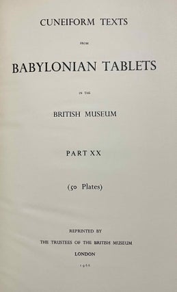 Cuneiform Texts from Babylonian Tablets, &c. in the British Museum. Volume XX.[newline]M4458q-01.jpeg