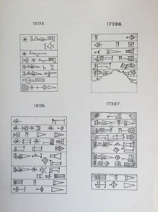 Cuneiform Texts from Babylonian Tablets, &c. in the British Museum. Volumes III, V, IX, XI-XIV, XVIII-XX, XXII-XXVII, XXXI, XXXIV (20 volumes)[newline]M4458y-05.jpg