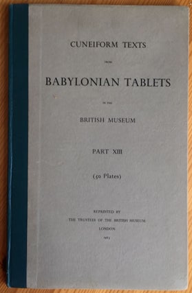 Cuneiform Texts from Babylonian Tablets, &c. in the British Museum. Volumes III, V, IX, XI-XIV, XVIII-XX, XXII-XXVII, XXXI, XXXIV (20 volumes)[newline]M4458y-12.jpg