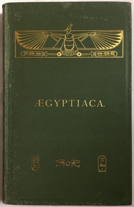 Item #M4466 Aegyptiaca, Comprising a Catalogue of Egyptian Antiquities, Collected in the Years...[newline]M4466.jpg