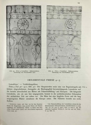 Die architektonischen Terrakotten. Vol. I: Text. Vol. II: Plates (complete set)[newline]M4469-08.jpeg