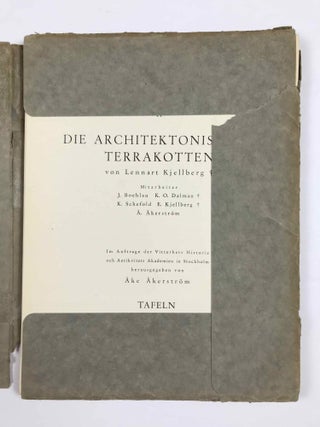 Die architektonischen Terrakotten. Vol. I: Text. Vol. II: Plates (complete set)[newline]M4469-11.jpeg
