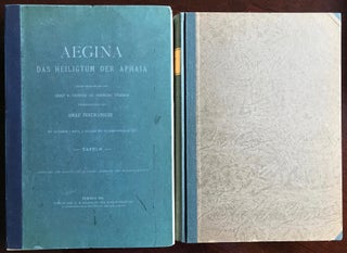 Aegina: Das Heiligtum der Aphaia. Text und Tafeln (complete set)[newline]M4472-01.jpg