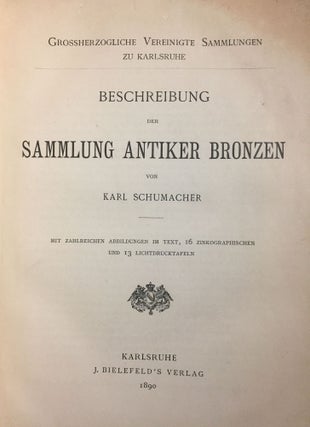 Grossherzogliche vereinigte Sammlung zu Karlsruhe. Beschreibung der Sammlung antiker Bronzen.[newline]M4475-02.jpg