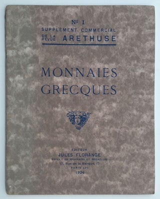 Item #M4507 Monnaies Grecques (en vente aux pris marqués chez M. Louis Ciani). CIANI Louis -...[newline]M4507.jpg