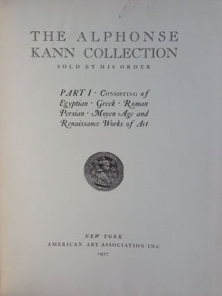 Collection of Alphonse Kann. Part 1: Objects of Art. Egyptian, Greek, Roman, Persian, Moyen Age & Renaissance works of Art.[newline]M4509-02.jpg