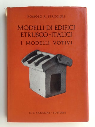 Item #M4526 Modelli di edifici etrusco-italici. I modelli votivi. STACCIOLI Romolo A[newline]M4526.jpg