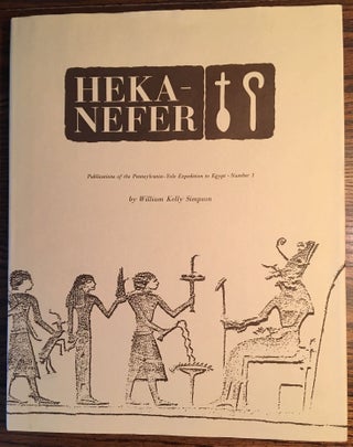 Pennsylvania-Yale Expedition to Egypt Volume 1-6. 1-W.K. Simpson, Heka-Nefer and the Dynastic Material from Toshka and Arminna. 2-B.G. Trigger, The Late Nubian Settlement at Arminna West. 3-K. Weeks, The Classic Christian Townsite at Arminna West. 4-B.G. Trigger, The Meroitic Funerary Inscriptions from Arminna West. 5-W.K. Simpson, The Terrace of the Great God at Abydos: The Offering Chapels of Dynasties 12 and 13. 6-W.K. Simpson, D.B. O’Connor, Inscribed Material from the Pennsylvania-Yale Excavations at Abydos (complete set)