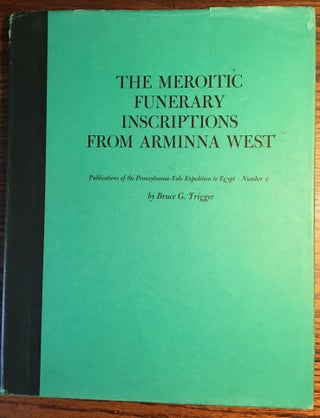 Pennsylvania-Yale Expedition to Egypt Volume 1-6. 1-W.K. Simpson, Heka-Nefer and the Dynastic Material from Toshka and Arminna. 2-B.G. Trigger, The Late Nubian Settlement at Arminna West. 3-K. Weeks, The Classic Christian Townsite at Arminna West. 4-B.G. Trigger, The Meroitic Funerary Inscriptions from Arminna West. 5-W.K. Simpson, The Terrace of the Great God at Abydos: The Offering Chapels of Dynasties 12 and 13. 6-W.K. Simpson, D.B. O’Connor, Inscribed Material from the Pennsylvania-Yale Excavations at Abydos (complete set)