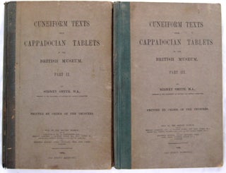 Item #M4549 Cuneiform texts from Cappadocian tablets in the British Museum. Parts II & III....