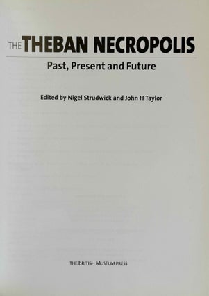 The Theban Necropolis. Past, Present and Future.
