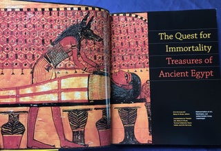 Item #M4564 The Quest for Immortality: Treasures of Ancient Egypt. BRYAN Betsy Morrell - HORNUNG...