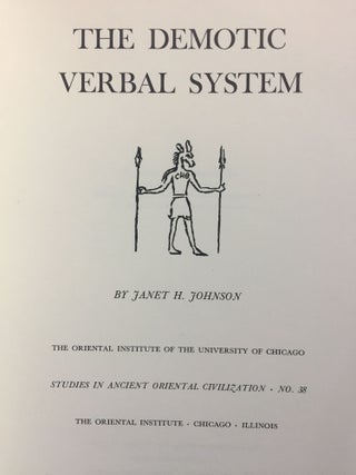 The demotic verbal system[newline]M4580-02.jpg