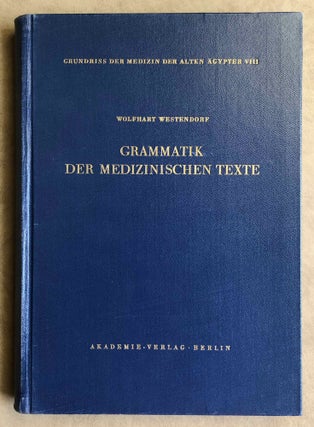 Item #M4587b Grammatik der medizinischen Texte. WESTENDORF Wolfhart[newline]M4587b.jpeg