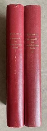 Item #M4587d Grammatik der medizinischen Texte, in 2 volumes. Westendorf's original typed / drawn...[newline]M4587d-00.jpeg
