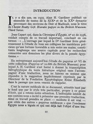 Le papyrus médical Chester Beatty