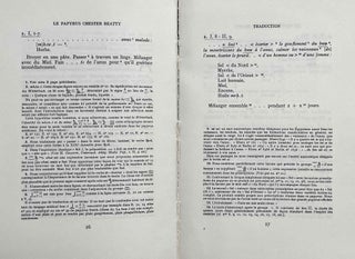 Le papyrus médical Chester Beatty