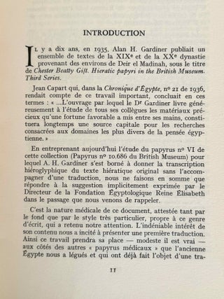 Le papyrus médical Chester Beatty