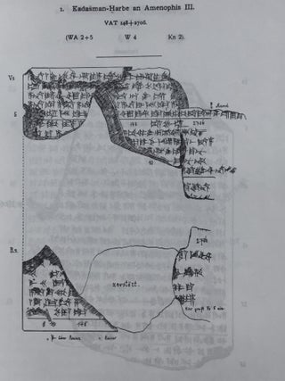 Die Tontafeln von El-Amarna. Erster und Zweiter Teil (complete set)