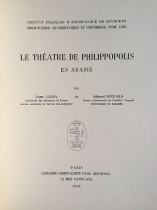 Le théâtre de Philippopolis en Arabie[newline]M4599-01.jpg