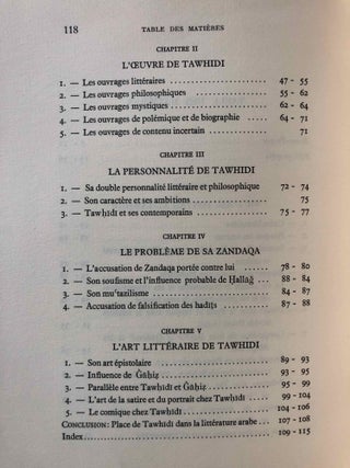 Abû Hayyân at-Tawhîdî. Essayiste arabe du IVe s. de l'Hégire (Xe s.)