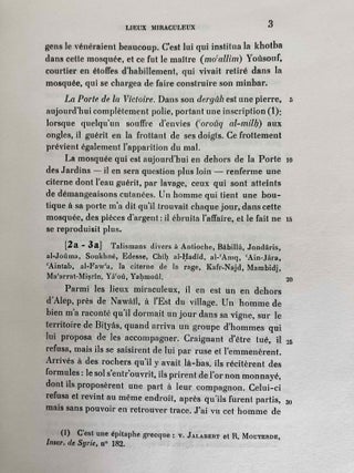 Matériaux pour servir à l'histoire de la ville d'Alep. Tome II: Les Trésors d'Or de Sibt ibn al-Ajami