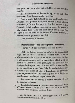 Matériaux pour servir à l'histoire de la ville d'Alep. Tome II: Les Trésors d'Or de Sibt ibn al-Ajami