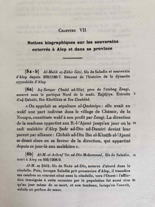 Matériaux pour servir à l'histoire de la ville d'Alep. Tome II: Les Trésors d'Or de Sibt ibn al-Ajami