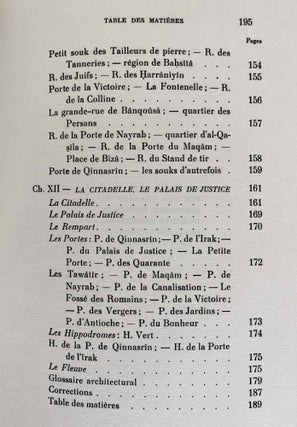 Matériaux pour servir à l'histoire de la ville d'Alep. Tome II: Les Trésors d'Or de Sibt ibn al-Ajami