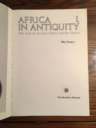 Africa in Antiquity: The Arts of Ancient Nubia and the Sudan. 2 volumes (complete set)[newline]M4625-03.jpg
