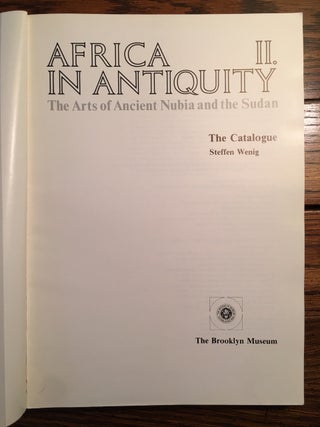 Africa in Antiquity: The Arts of Ancient Nubia and the Sudan. 2 volumes (complete set)[newline]M4625-12.jpg