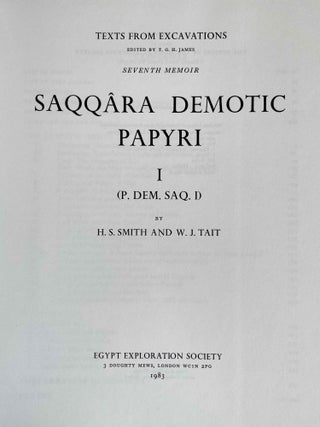 Saqqara Demotic Papyri, I (P. Dem. Saq. I )[newline]M4628a-01.jpeg