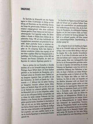 Altes &Auml;gypten in Leipzig: zur Geschichte des &Auml;gyptischen Museums und des &Auml;gyptologischen Instituts an der Universit&auml;t Leipzig