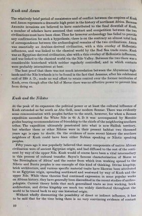 Africa in Antiquity. The Arts of Ancient Nubia and the Sudan. Proceedings of the Symposium Held in Conjunction with the Exhibition, Brooklyn, September 29- October 1, 1978