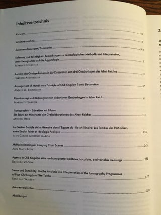 Dekorierte Grabanlagen im Alten Reich. Methodik und Interpretation.[newline]M4653-04.jpg