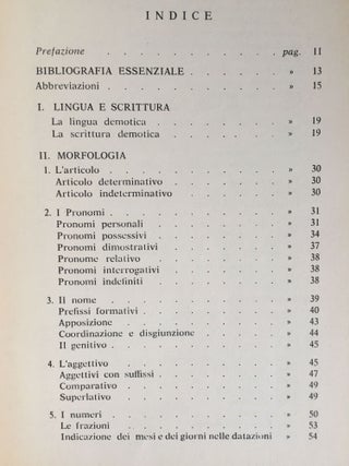 Nozioni elementari di grammatica demotica