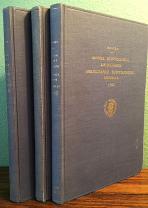 Item #M4668 Annual Egyptological Bibliography, three volumes: 1958, 1959, 1960. JANSSEN Jozef M. A[newline]M4668.jpg